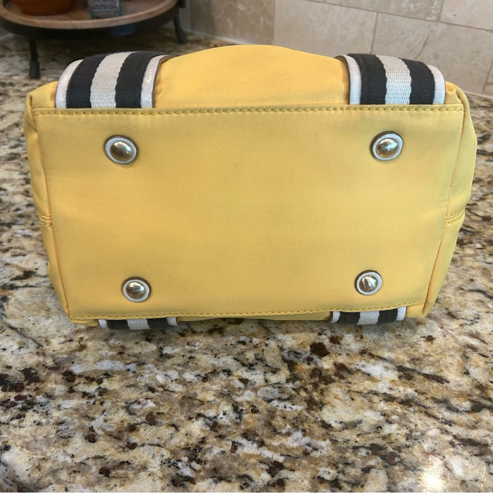 Michael Kors Yellow Canvas Handbag - Picture 7 of 9